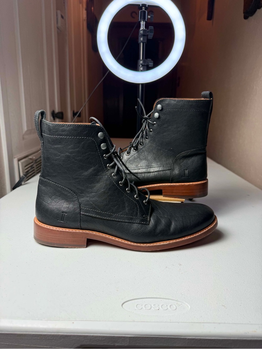 Lucchese Derby Boot American
Bison Sz 12
